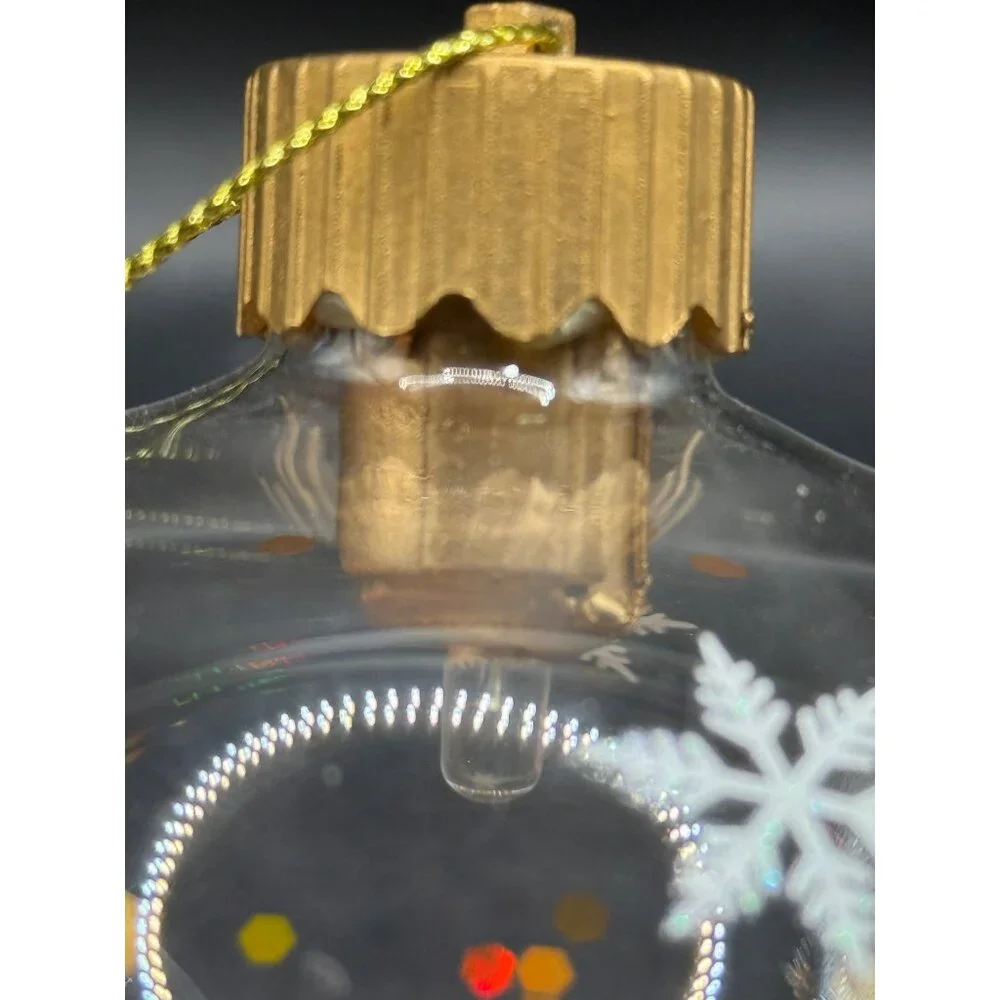 Katherine’s Collection Santa Fireplace Glass Light-up Dome Diarama Lrg.Ornament - Picture 6 of 7